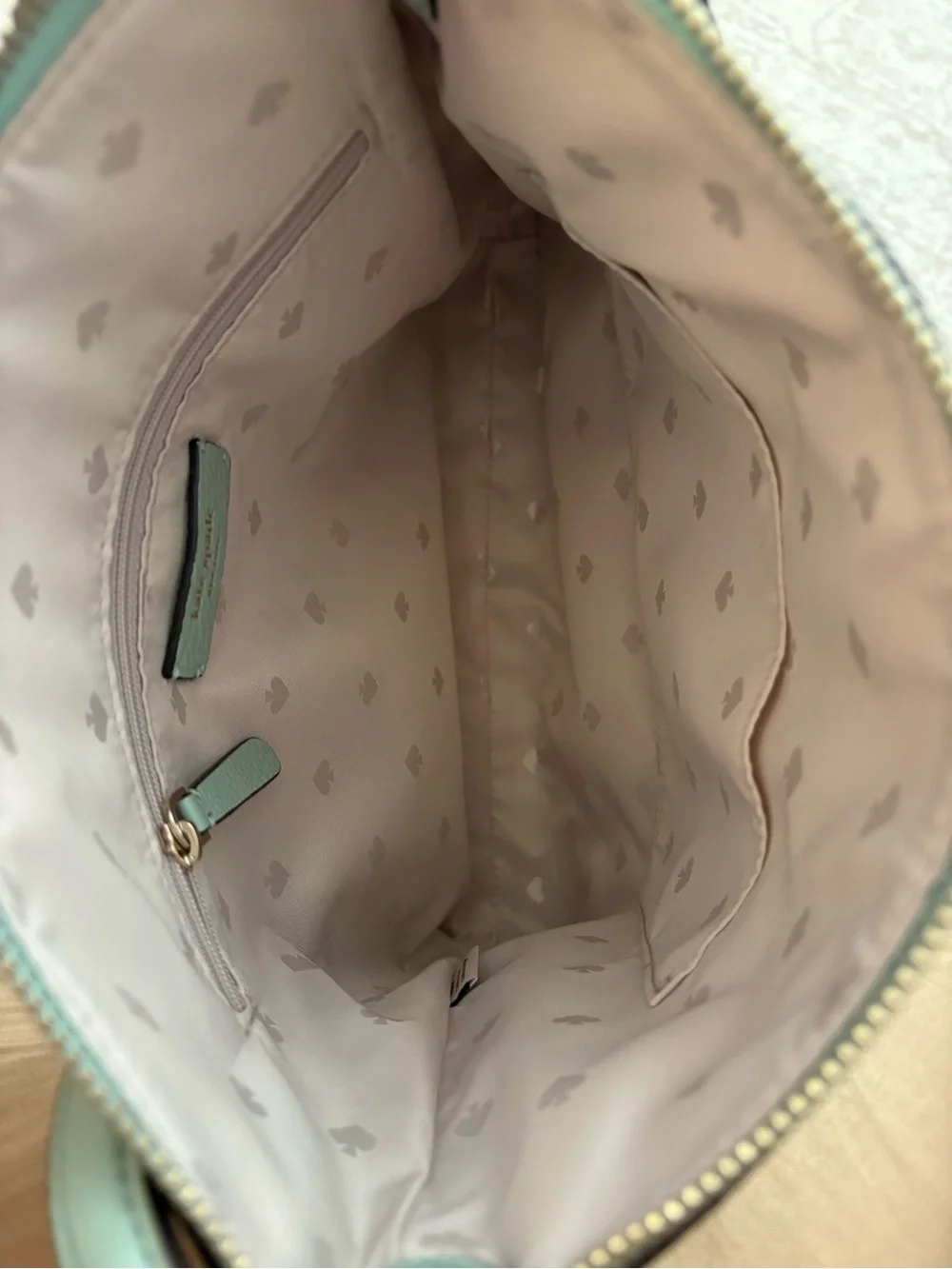 kate spade Mint Green Pebbled Leather Crossbody Bag